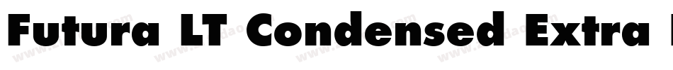 Futura LT Condensed Extra Bold字体转换